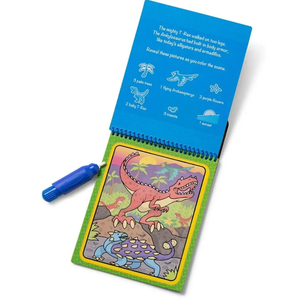 Reusable Water-Reveal Kids Activity Pad Book